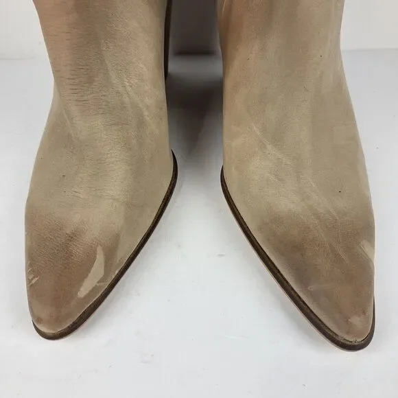 STEVE MADDEN CROFT TAN Women's LEATHER KNEE HIGH BOOTS SIZE 9.5W - Picture 8 of 16